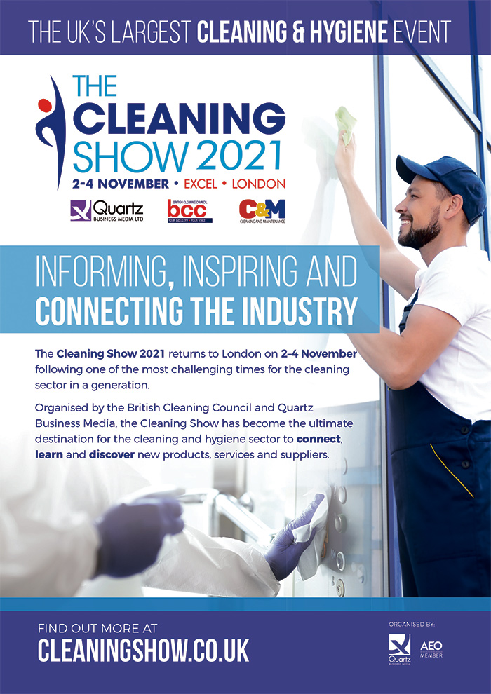 The UK's Largest Cleaning & Hygiene Event The Cleaning Show 2021